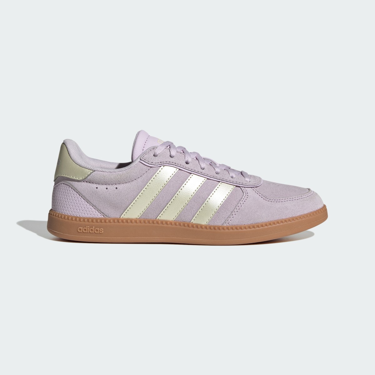 adidas Women's Breaknet Sleek Shoes in Ice Lavender / Gum