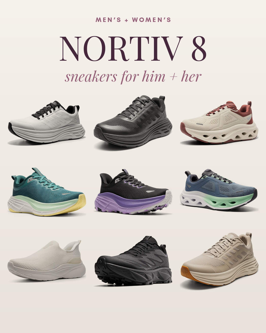 NORTIV 8 sneakers for men and women
