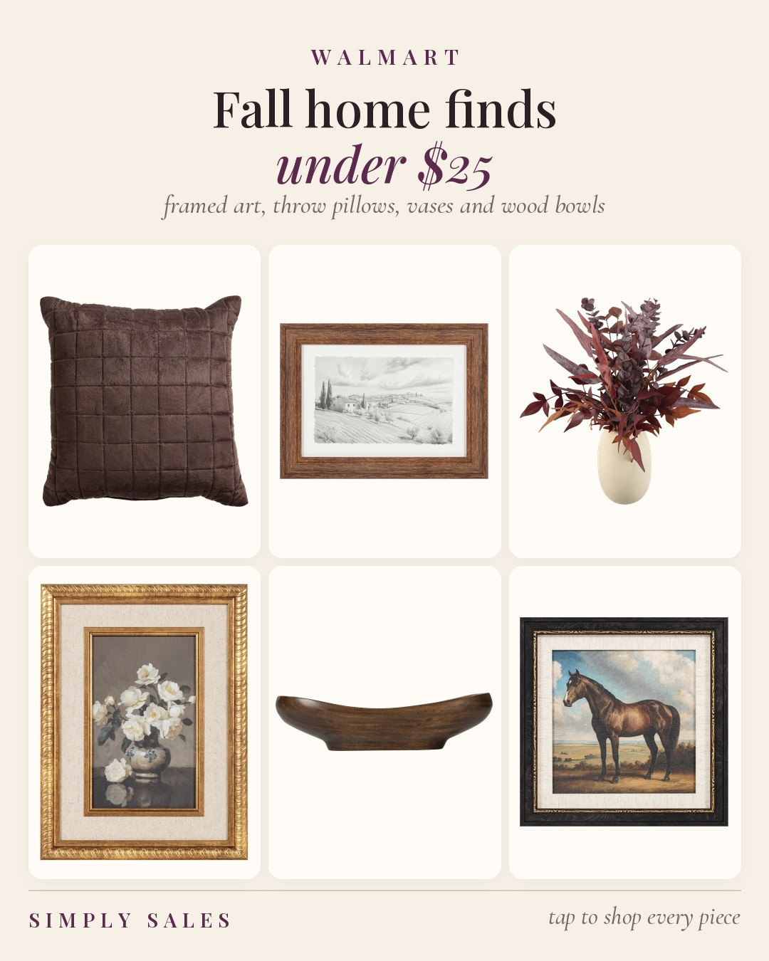 Walmart fall home finds under $25