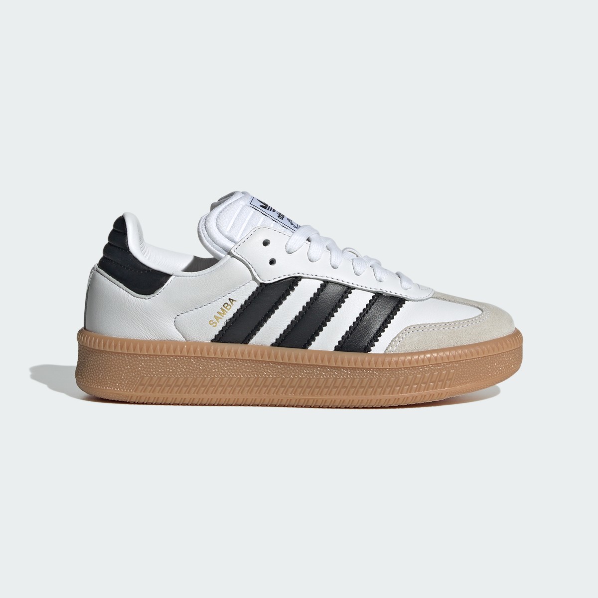 adidas Samba XLG Kids' Shoes in Cloud White / Core Black / Gum