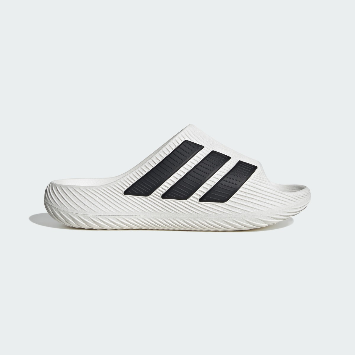adidas PureChill Slides in Core White / Core Black