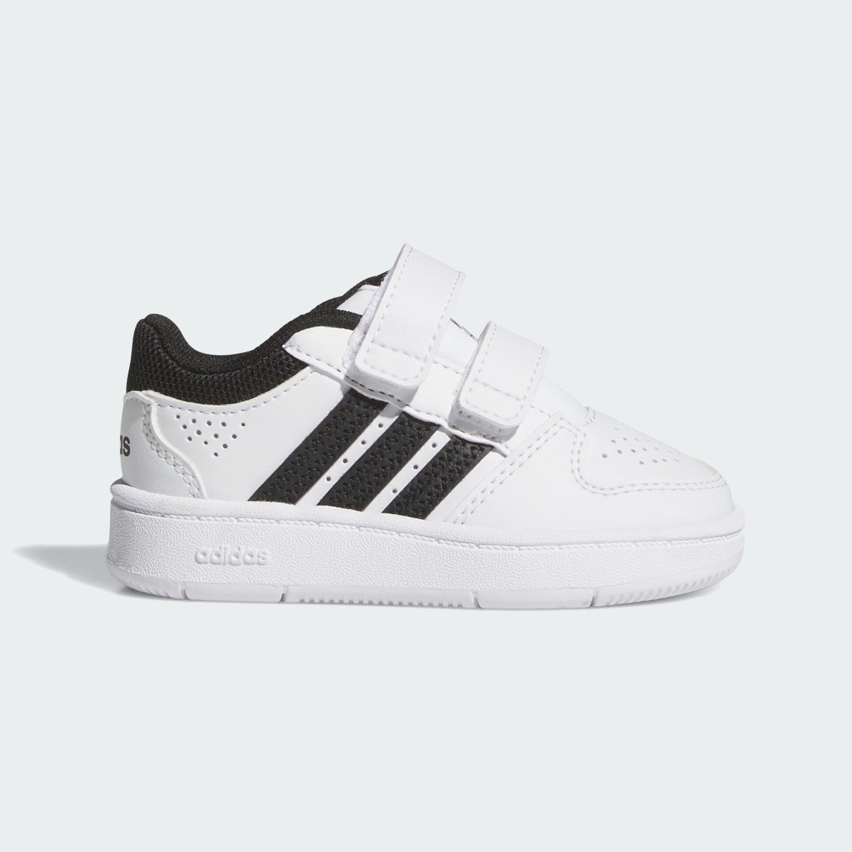 adidas Hoops Classic Toddler Shoes in Cloud White / Core Black